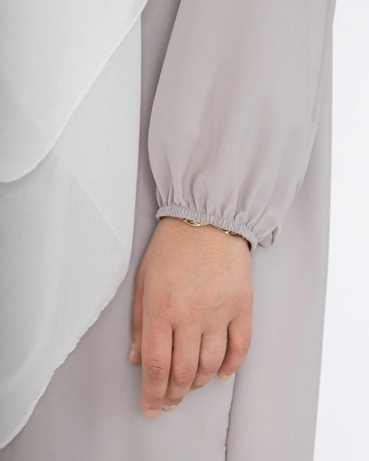 Maxi Abaya Ballonärmel (Medina Seide)
