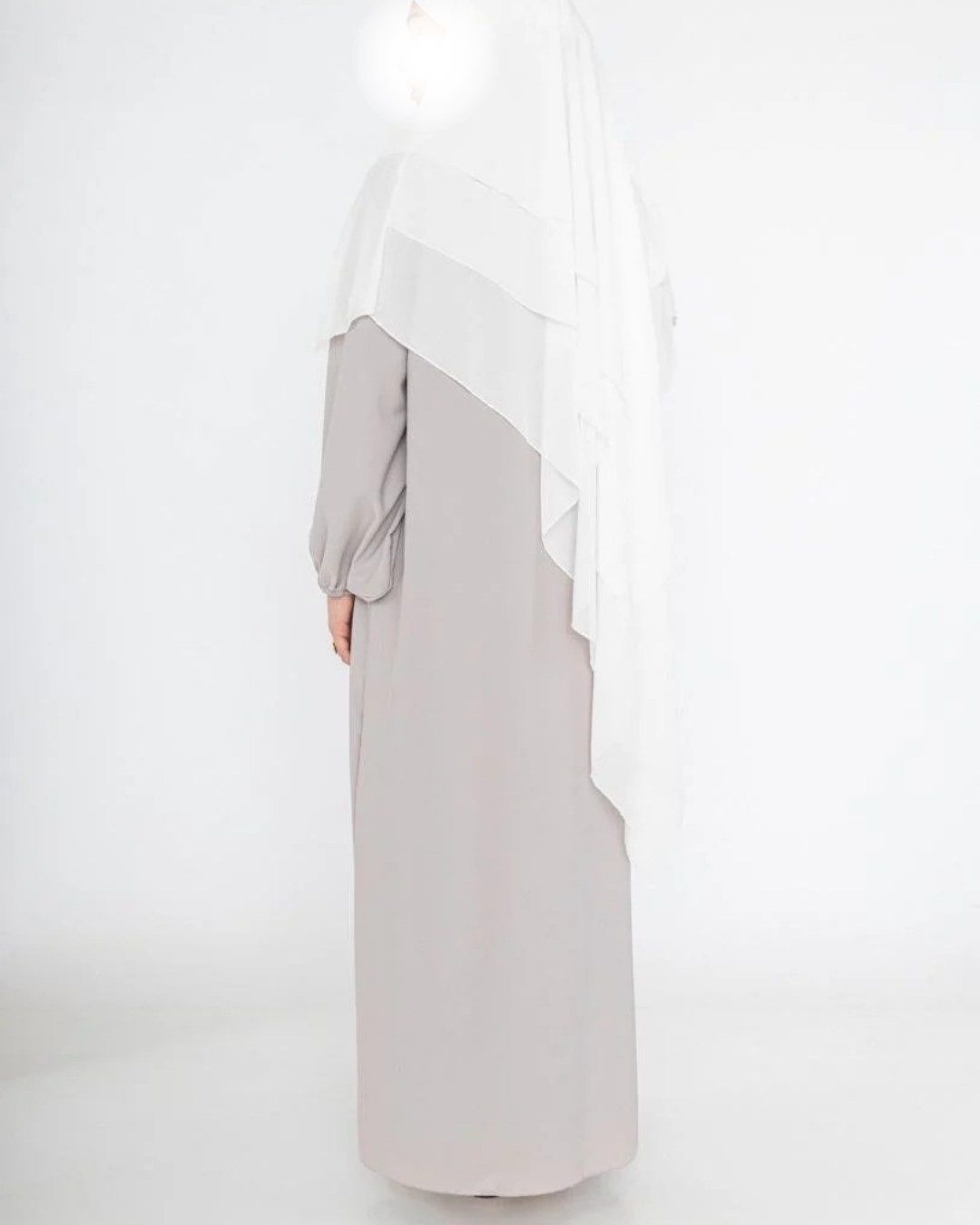 Maxi Abaya Ballonärmel (Medina Seide)