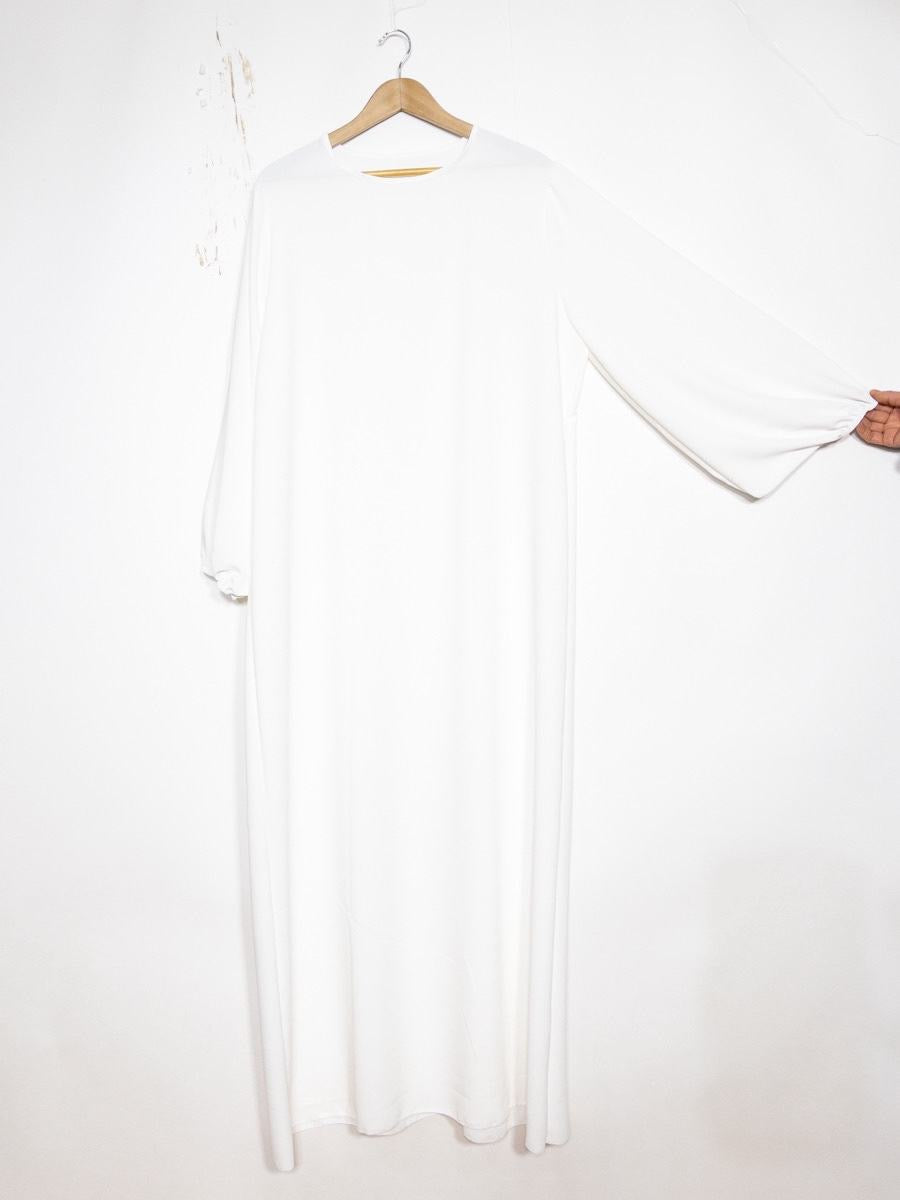 Maxi Abaya Ballonärmel (Medina Seide)