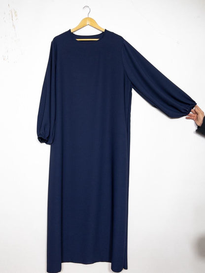 Maxi Abaya Ballonärmel (Medina Seide)