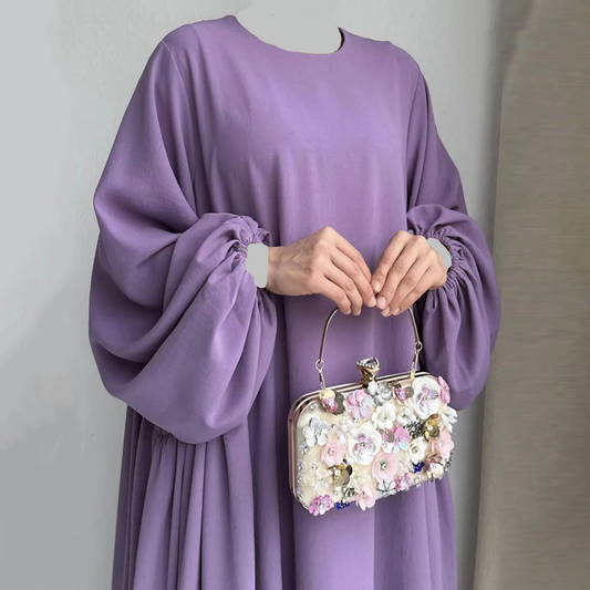 Abaya mit Ballonärmeln