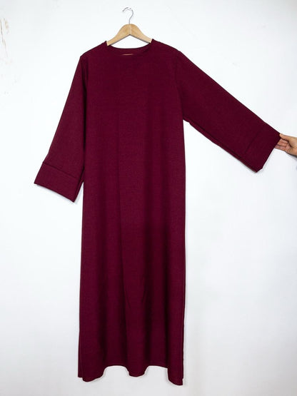 Maxi Basic Abaya (Leinen-Optik)
