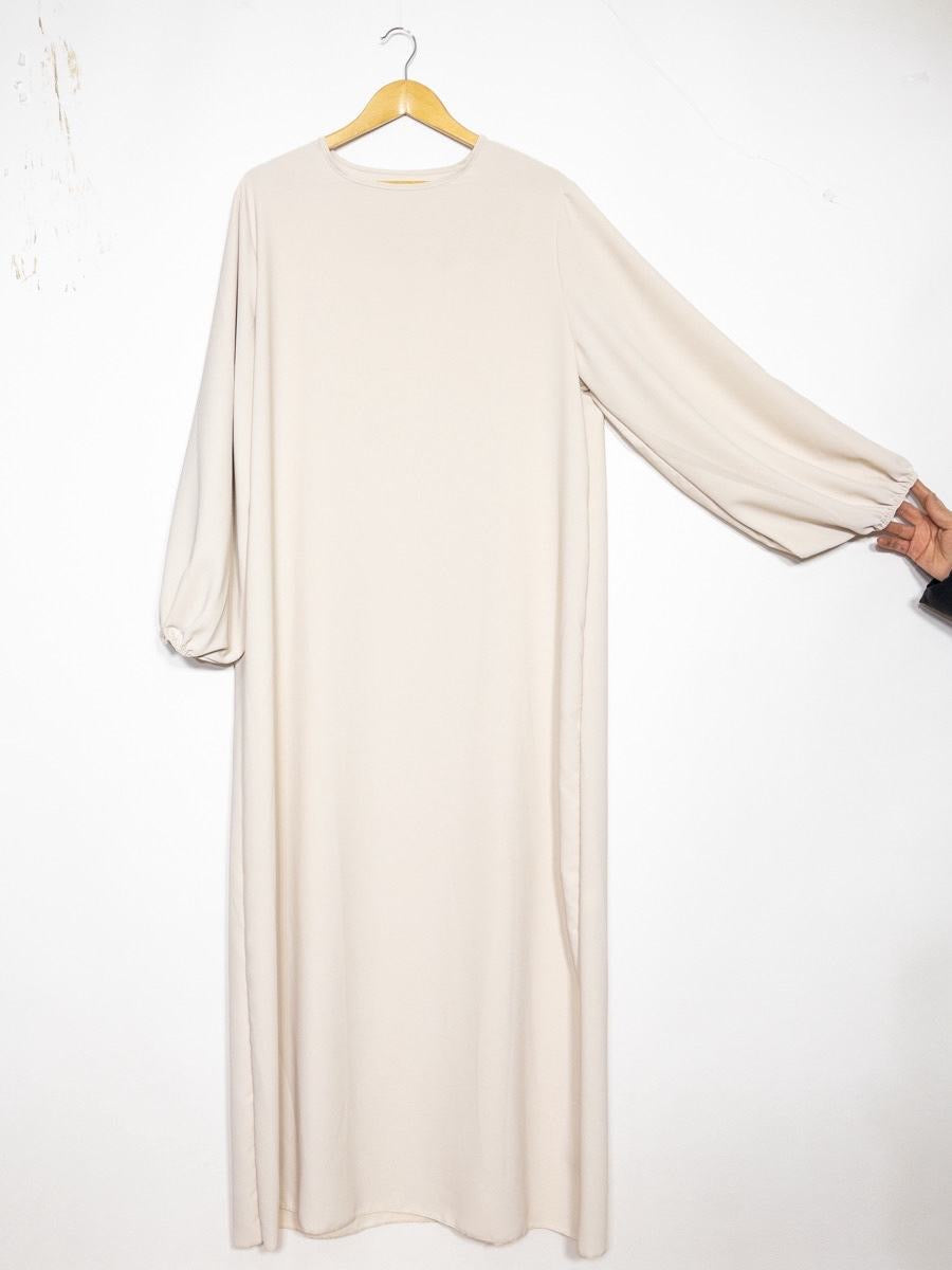 Maxi Abaya Ballonärmel (Medina Seide)