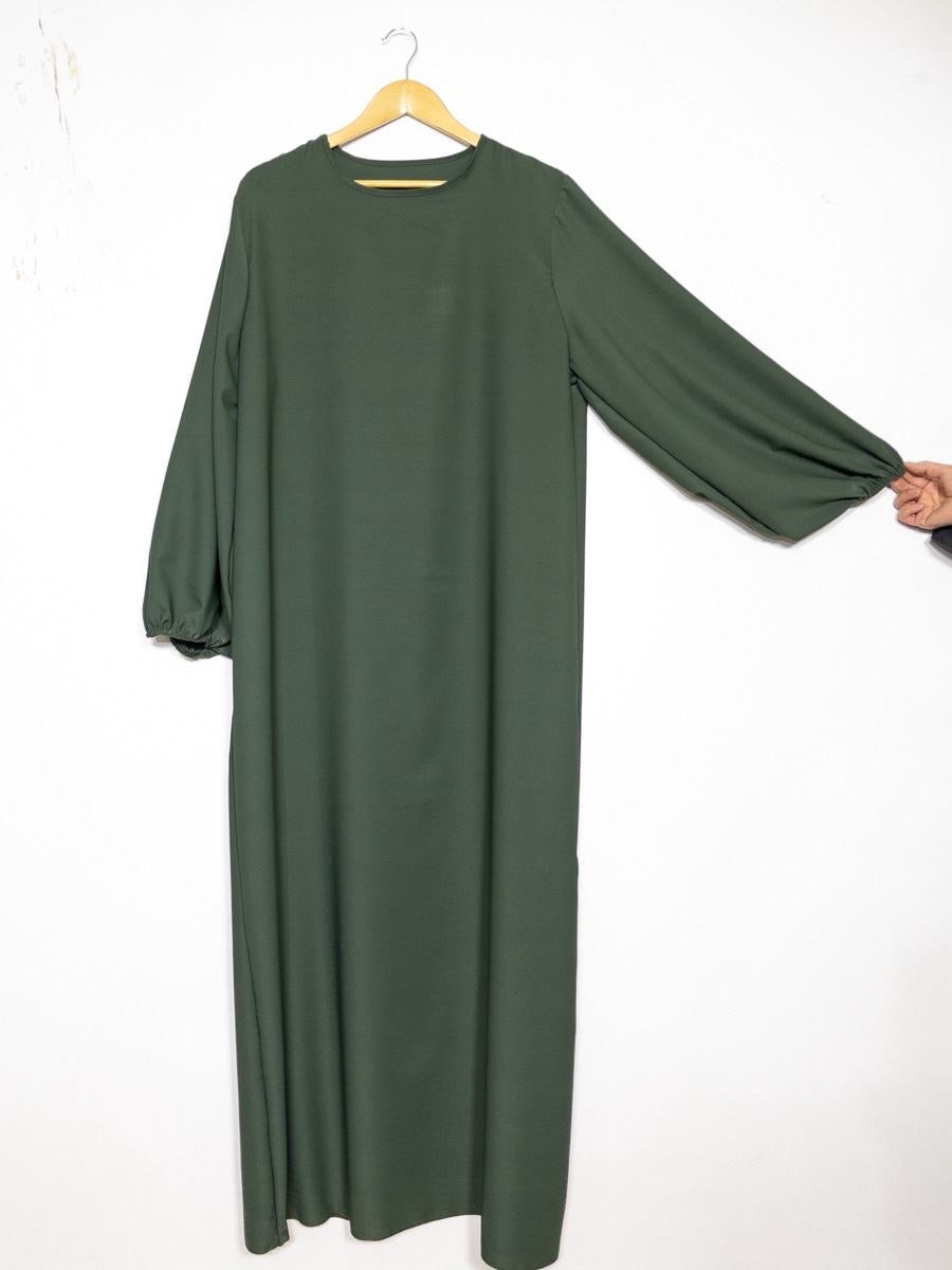Maxi Abaya Ballonärmel (Medina Seide)