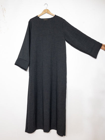 Maxi Basic Abaya (Leinen-Optik)