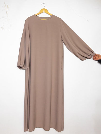 Maxi Abaya Ballonärmel (Medina Seide)