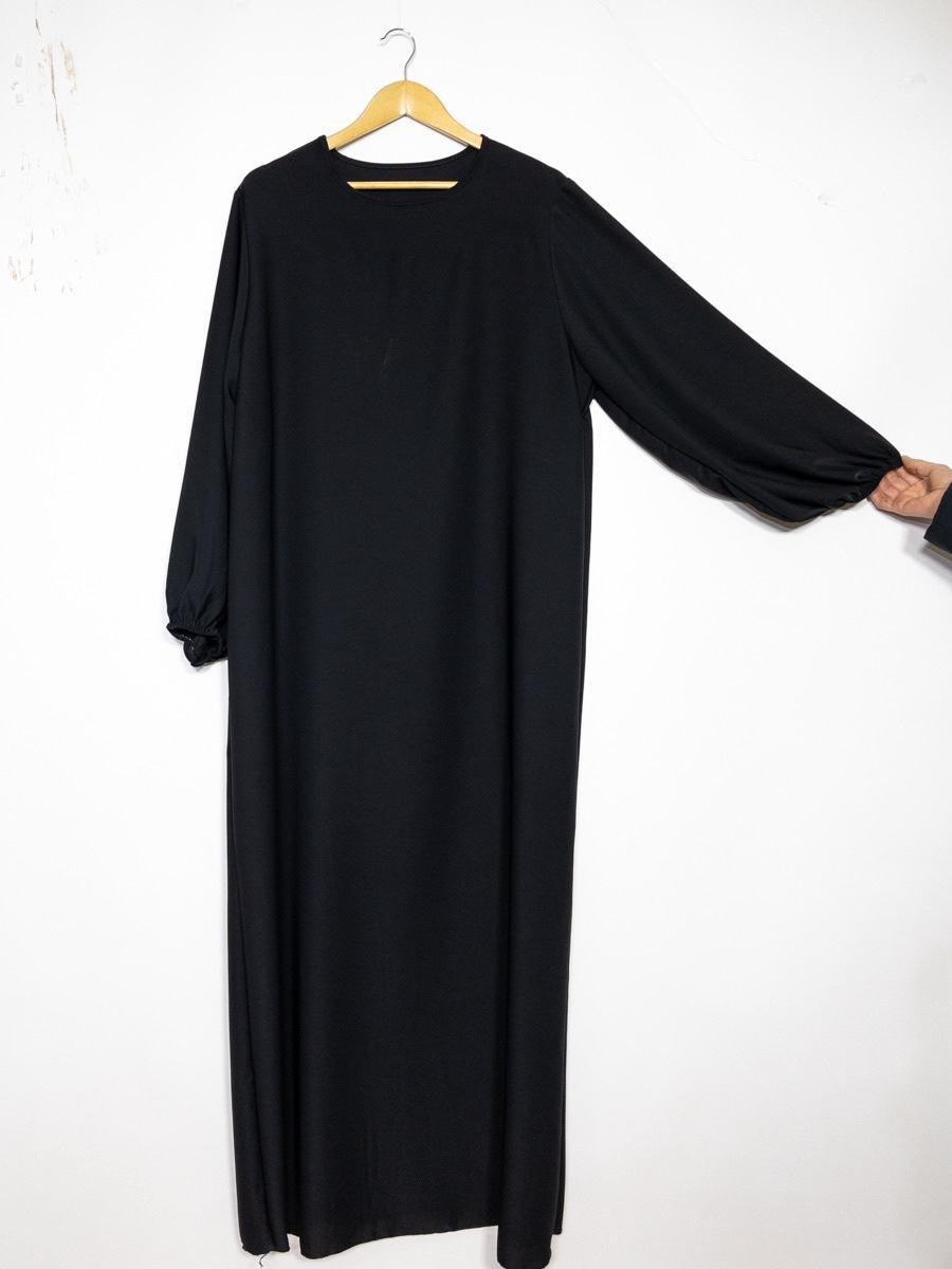 Maxi Abaya Ballonärmel (Medina Seide)