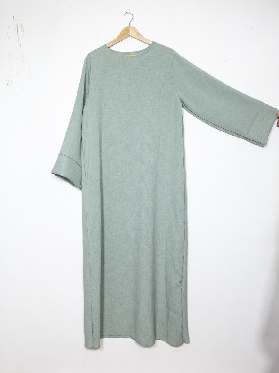 Maxi Basic Abaya (Leinen-Optik)