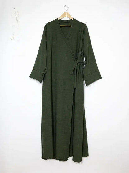 Basic Abaya (Leinen-Optik)